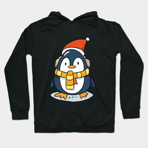 Penguin Christmas Hoodie by Dilectum